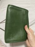 裘真信封包女链条斜挎单肩包休闲复古小包植鞣头层牛皮包包 绿色-小号 实拍图