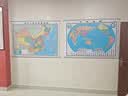 【官方正版 升级精装版】2026世界地图挂图 大尺寸1.5米*1.1米 高清印刷防水覆膜带挂杆挂绳 学生办公室书房家庭装饰挂图挂画墙贴精美装饰 实拍图