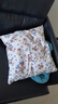 双面抱枕正方形沙发靠垫套床头靠背含芯腰枕靠枕套 颜色图案随机 含枕芯 1个 实拍图