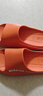 回力厚底防滑男女士凉拖室内外穿软底洗澡浴室拖鞋HL0212橙色40-41 实拍图