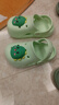 牧童儿童拖鞋夏男宝宝洞洞鞋软底女童卡通洗澡婴幼儿家居鞋奶龙绿170 实拍图