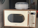 美的（Midea）小滋味微波炉烤箱一体机小型家用微波炉光波加热一级能效平板变频复古美拉德风C1G2 实拍图