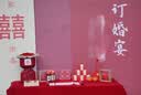 艾薇金丝绒会议桌布长方形展会茶几台布开工婚庆红餐桌布1.6*2m酒红色 实拍图