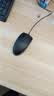 双飞燕（A4TECH）OP-520NU 大手 对称 有线鼠标 办公鼠标外设电脑鼠标有线 usb鼠标有线 鼠标usb接口 黑色 有线 实拍图