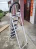 忆琳居梯子家用安全人字梯折叠伸缩多功能楼梯便捷扶梯加厚安全步梯白六 实拍图