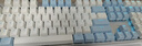 达尔优（dareu）EK815机械合金键盘 有线键盘 游戏键盘 108键单光 男生女生 电脑键盘  白色蓝色 青轴 实拍图