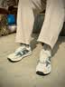 回力男鞋运动鞋男款百搭鞋子男休闲板鞋网面小白鞋夏季透气跑步老爹鞋 米蓝色 |网面款 42 (260mm) 标准尺码，正常拍 实拍图