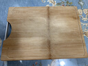 炊大皇 天然整竹菜板3cm加厚带刻度可悬挂家用案板砧板和面切菜板38*28 实拍图