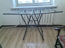 华恺之星 晾衣架落地衣架折叠挂衣架室内晾衣杆阳台晒被子架YJ79双层 1.4m 实拍图