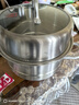 康巴赫蒸锅304不锈钢蒸笼食品级双层汤锅家用蒸煮炖燃气灶电磁炉通用 【加厚304不锈钢】 2层 30cm 实拍图