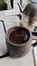 尊壶 紫砂杯茶杯手工茶具茶水分离水杯子商务办公倒把四件杯教师节礼 紫泥刻绘山水 实拍图