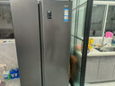 海尔（Haier）冰箱617升双开门对开门大容量风冷无霜一级能效双变频阻氧干湿分储节能家用电冰箱 【星蕴银617升】黑金净化+干湿分储+开门悬停 实拍图