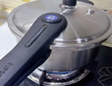 苏泊尔（SUPOR）高压锅燃气压力锅304不锈钢 防爆家用燃气灶电磁炉 带蒸格银河星 （2-4人）YS22E 22cm 6L 实拍图