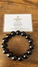 石玥珠宝精品14mm天然黑曜石手串本命年转运珠佛珠水晶手链男女士款礼物 实拍图