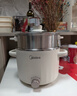 美的（Midea）电煮锅 泡面火锅宿舍小电锅 电蒸锅 多功能家用电热锅 2.6L蒸煮一体 小型2-3人用 配带蒸笼XZE2076 实拍图