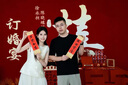 艾珠儿（Aizhuer）夏季富家千金立体花无袖连衣裙纱裙白色长裙掐腰裙领证订婚礼服 珍珠白 M 实拍图