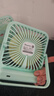 赛亿定时USB小风扇蓄电款电风扇折叠轻薄扇小台扇迷你便携风扇学生床头办公室轻音桌面扇4000mA 实拍图