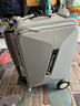 爱尔威（Airwheel）电动行李箱可骑行智能拉杆登机箱可坐可代步20英寸 SX豪华版一银 实拍图