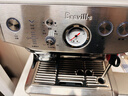 铂富（Breville）BES876 半自动咖啡机 家用意式 研磨奶泡一体式 智能辅助压粉系统 大容量水箱 25挡研磨 BES876锻光银丨研磨奶泡一体式 实拍图