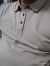 JEEP吉普长袖T恤男士春秋季polo宽松休闲打底衫衣服男装 卡其 3XL 实拍图