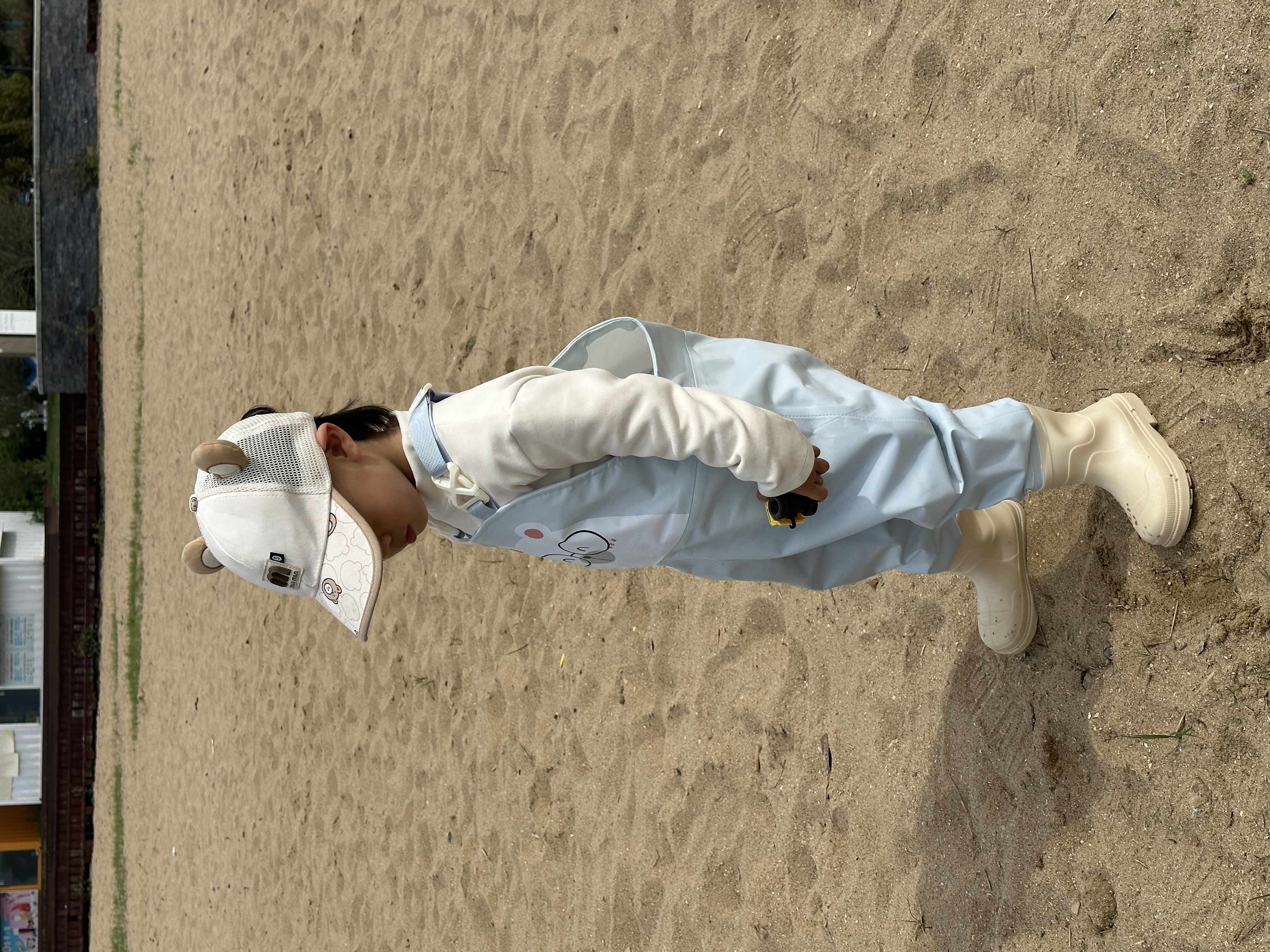 渔多多儿童连体赶海服雨鞋雨裤一体涉水服幼儿园赶海沙水服 实拍图