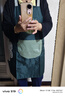 美丽新防水围裙厨房防油污罩衣可擦手男女家务清洁柠檬墨绿单件装 实拍图
