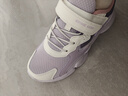 鸿星尔克（ERKE）童鞋男女童运动鞋儿童缓震轻便跑鞋淡紫粉/微晶白/神秘紫37 实拍图