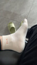 猫人（MiiOW）春夏袜子女中筒袜舒适【纯棉10A抗菌】透气简约百搭长筒袜新疆棉 实拍图