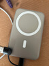 XVVMI【国家3C认证】MagSafe磁吸充电宝适配苹果17专用外接电源快充小米大容量国标超薄便携移动电源 【10000M型号】国标电芯-5Ah-钛金色 【国家3C认证】高品质电芯｜可上飞机｜20W 实拍图