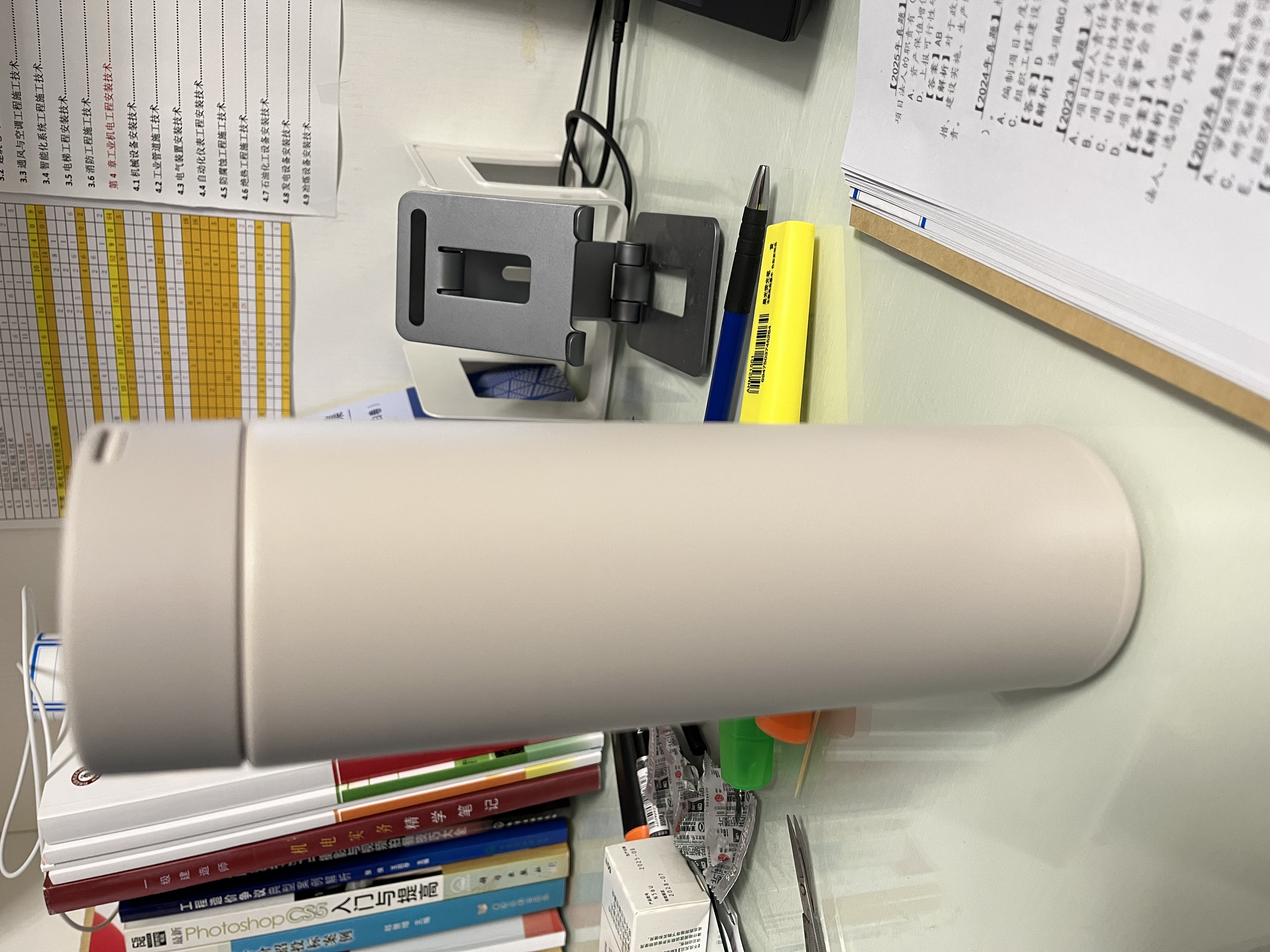 膳魔师（THERMOS）保温杯350ml大容量316钢男女士商务车载保冷水杯子TCOQ-350S-EG 实拍图