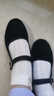 新款北京布鞋女软底舒适平底防滑服务员酒店上班工作鞋舞蹈妈妈黑 黑色平一代 单层 【透气轻便】 36 (230mm) 【复古时尚】 实拍图
