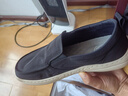 骆驼（CAMEL）套脚轻盈雨伞布休闲一脚蹬男士布鞋 G13S391065 黑色 40  实拍图