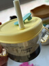 小雅象吸管杯儿童喝奶学饮刻度手柄鸭嘴杯防摔米糊杯婴儿宝宝牛奶杯水杯 实拍图