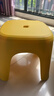 禧天龙加厚塑料凳简易高凳家用凳换鞋凳防滑凳餐凳浴室凳子踩脚凳马桶凳 高25CM 亮丽黄【承重240斤】 1只 装【升级加厚】 实拍图