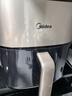 美的（Midea）空气炸锅0氟钛陶涂层大功率免翻面 家用大容量8L蒸烤一体可视窗口全金属内腔体蒸汽嫩炸MF-KZC8008 实拍图