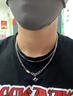 戚小米星芒双层叠戴男士项链男潮锁骨链小众高级感吊坠时尚饰品生日礼物 实拍图