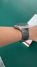 竞技者适于华为手表watch4/Pro表带watch3pro/GT5/GT4/GT3/GT6磁吸钛金属不锈钢手表带男款高级46/48 钛灰黑-编织链式22mm接口 实拍图