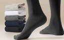 浪莎袜子男纯棉秋冬长袜抗菌防臭5A男士全棉长筒男袜皮鞋高筒袜共7双 实拍图