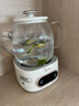 美的（Midea）花漾0胶水全玻璃全自动养生壶 多功能煮茶壶 母婴烧水壶恒温电热水壶煮茶器花茶壶1.2L YS12B102 实拍图
