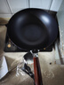 京严炒锅章丘款铁锅无涂层炒菜不粘锅家用精铁锅具燃气电磁炉用已开锅 【灶具通用】适合3-5人  赠盖铲  直径 32cm 百年工艺｜传统铁锅｜健康不沾 实拍图