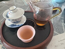 四美堂景德镇陶瓷盖碗手绘薄胎三才盖碗泡茶碗大号功夫茶具送礼 荷趣盖碗 实拍图