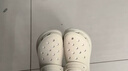 CROCS卡骆驰檀健次同款经典泡芙洞洞鞋轻便舒适男女同款花园鞋|207521 骨白色-2Y2(含智必星) 36 /37(220mm) 实拍图