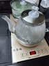益茶福全自动上水电热水壶底部上水嵌入式茶台功夫茶烧水壶饮水烧水一体机抽水玻璃煮茶壶保温泡茶壶 SQ-008金色玻璃套装 1L 实拍图