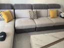 全友家居 现代简约风仿棉麻布艺沙发客厅家用贵妃位L型转角沙发家具 实拍图