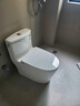 安华卫浴抽水落地普通家用马桶虹吸式静音大冲力防臭坐便器大口径座便 【首选爆款】6倍大冲力静音大尺寸NL15001A 400坑距（适用385mm及以上） 实拍图