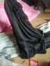 策息裤子男夏季冰丝薄款休闲裤阔腿直筒长裤宽松卫裤运动男裤 黑+浅灰【两件装】 XL -建议110-140斤左右 实拍图