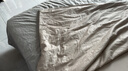京东京造 60支长绒棉植素超柔贡缎 A类纯棉床单被套床上四件套 1.5米床 英伦灰 实拍图