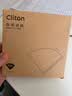 CLITON咖啡滤纸 原木便携滴漏式手冲咖啡粉过滤网 V型滤杯用滤纸100张 实拍图