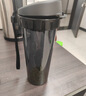 特百惠（Tupperware）茶韵500ml塑料杯男女士学生运动水杯子大容量泡茶杯 酷炫黑 实拍图