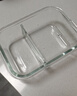 乐扣乐扣 耐热玻璃保鲜盒微波炉饭盒密封便当盒餐盒冰箱收纳盒600ml二分隔 实拍图